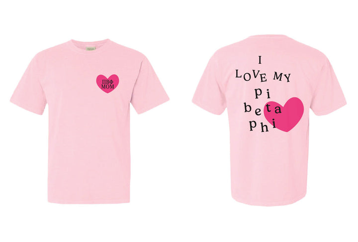 I Love My Sorority Mom Tee - 2XL - 3XL