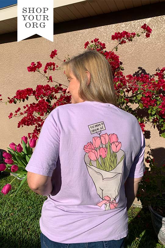 Mom Bouquet Sorority Tee