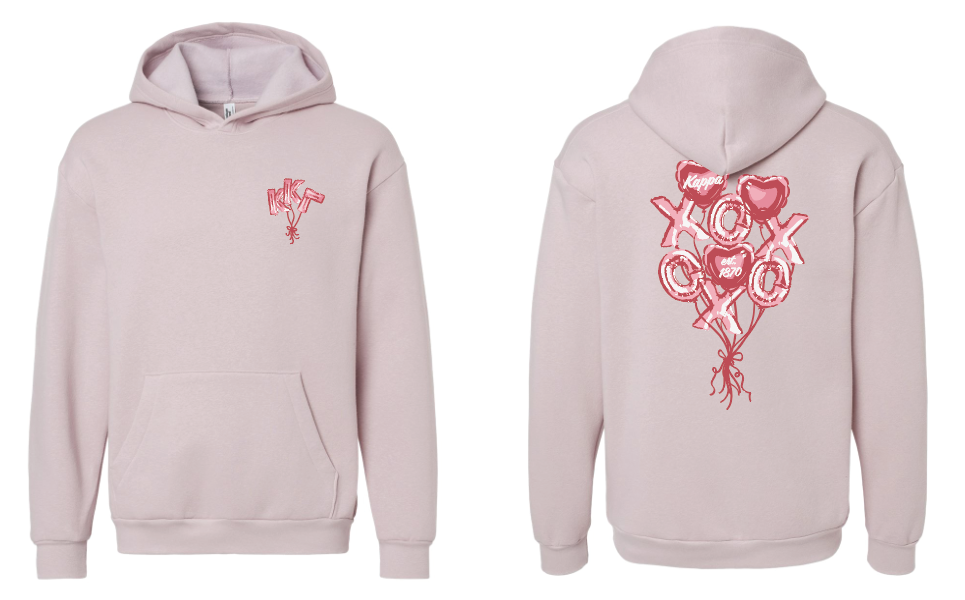 XOXO Balloon Sorority Hoodie