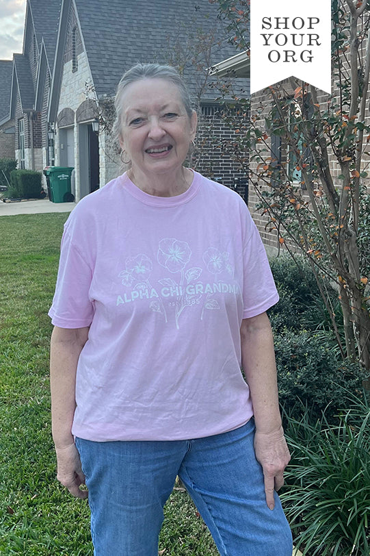 Floral Sorority Grandma Tee - 2XL - 3XL