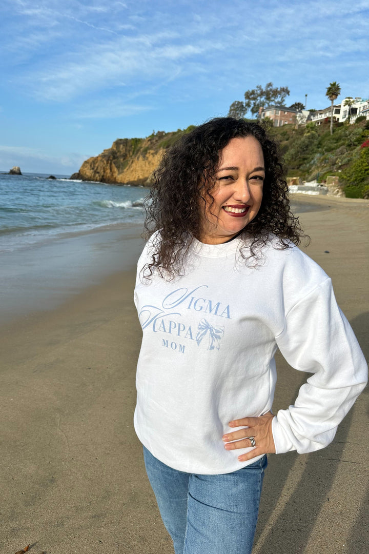 Mom Bow Sorority Crewneck