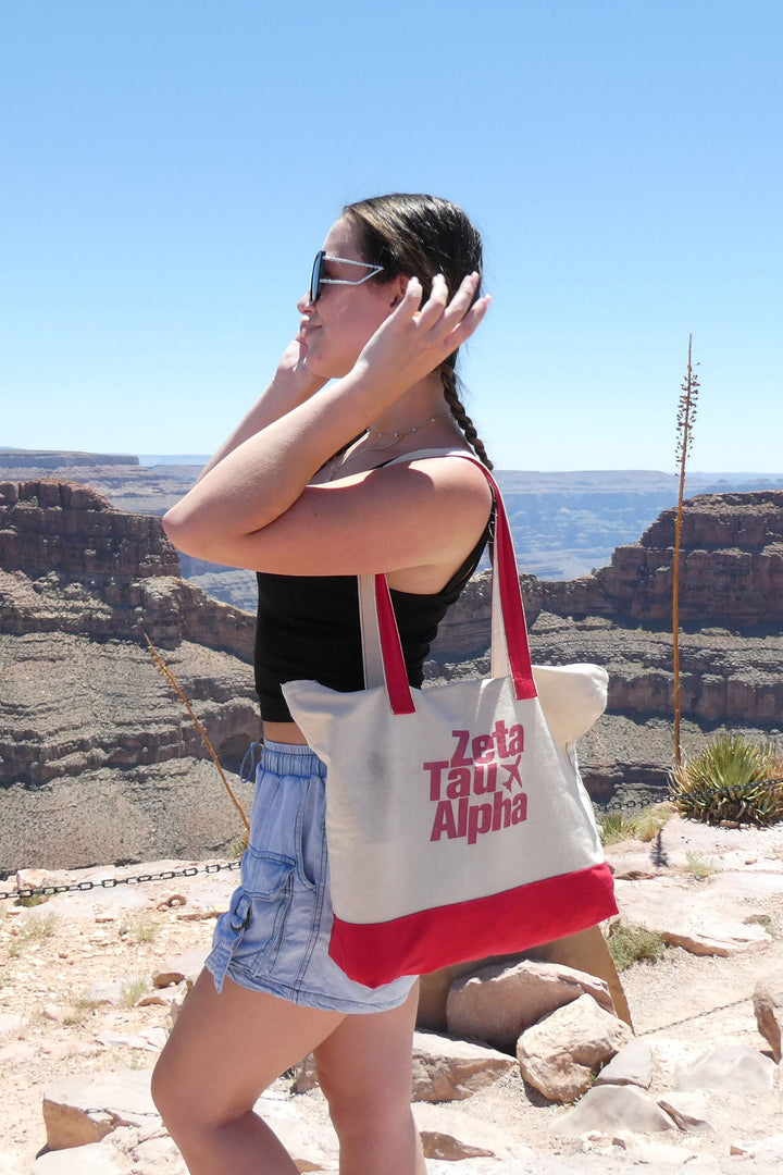 Airplane Mode Sorority Tote