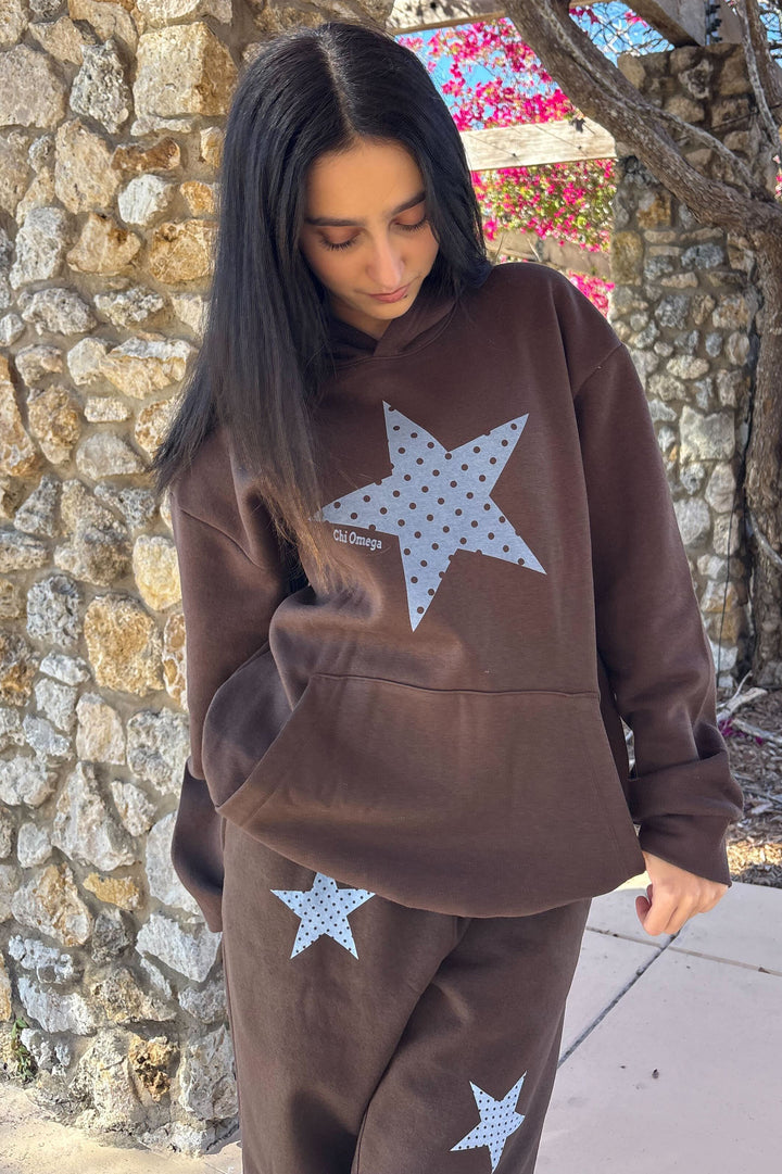 Polka Dot Star Sorority Hoodie
