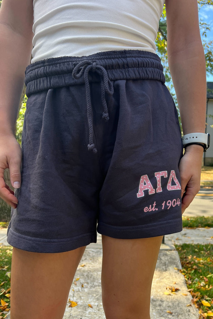 Pink Polka Dot Midnight Sky Sorority Shorts