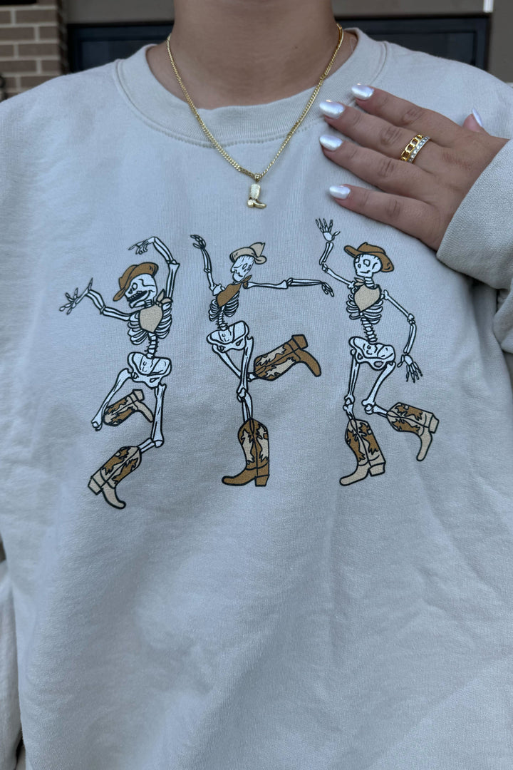 Cowboy Skeleton Crewneck