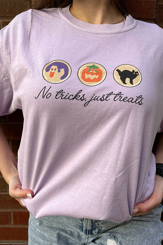 No Tricks Just Treats Halloween Tee