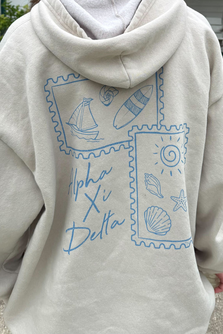 Coastal Stamp Sorority Hoodie