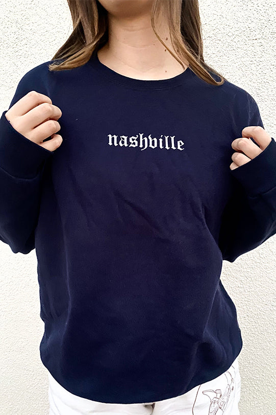 Old English Nashville Crewneck