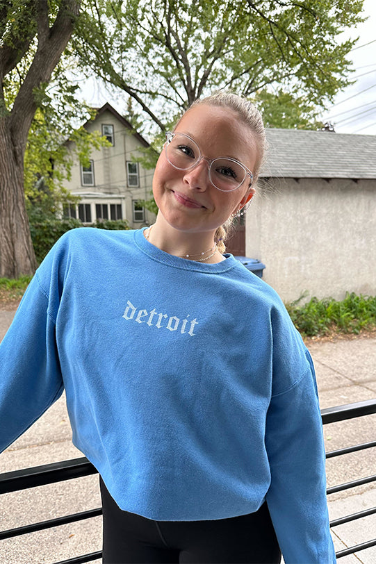 Old English Detroit Crewneck