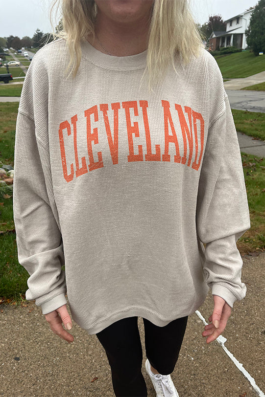 Cleveland Corded Crewneck