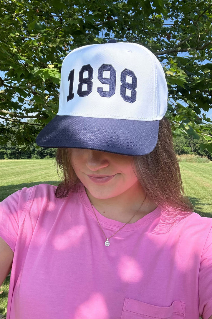Navy Est Year Embroidered Sorority Hat