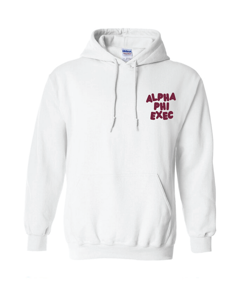 Alpha Phi BW Exec Sweatshirt