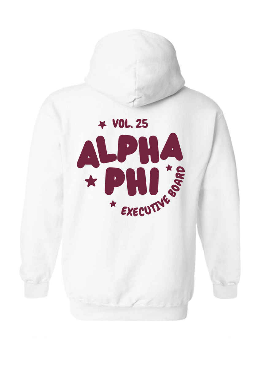 Alpha Phi BW Exec Sweatshirt