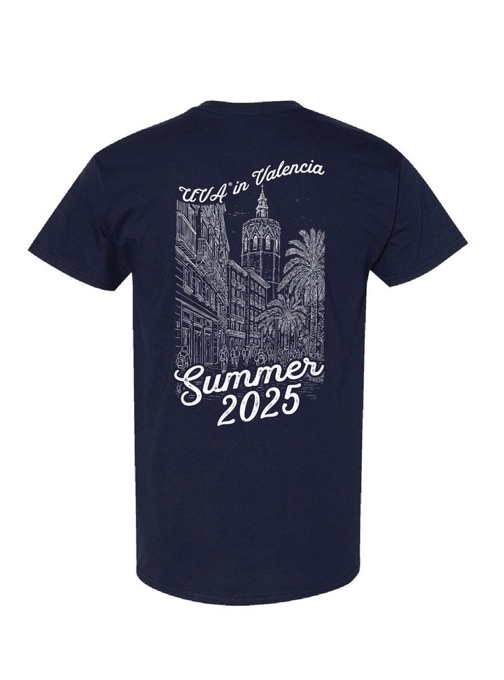 UVA in Valencia apparel - Tshirt - Blue Dusk