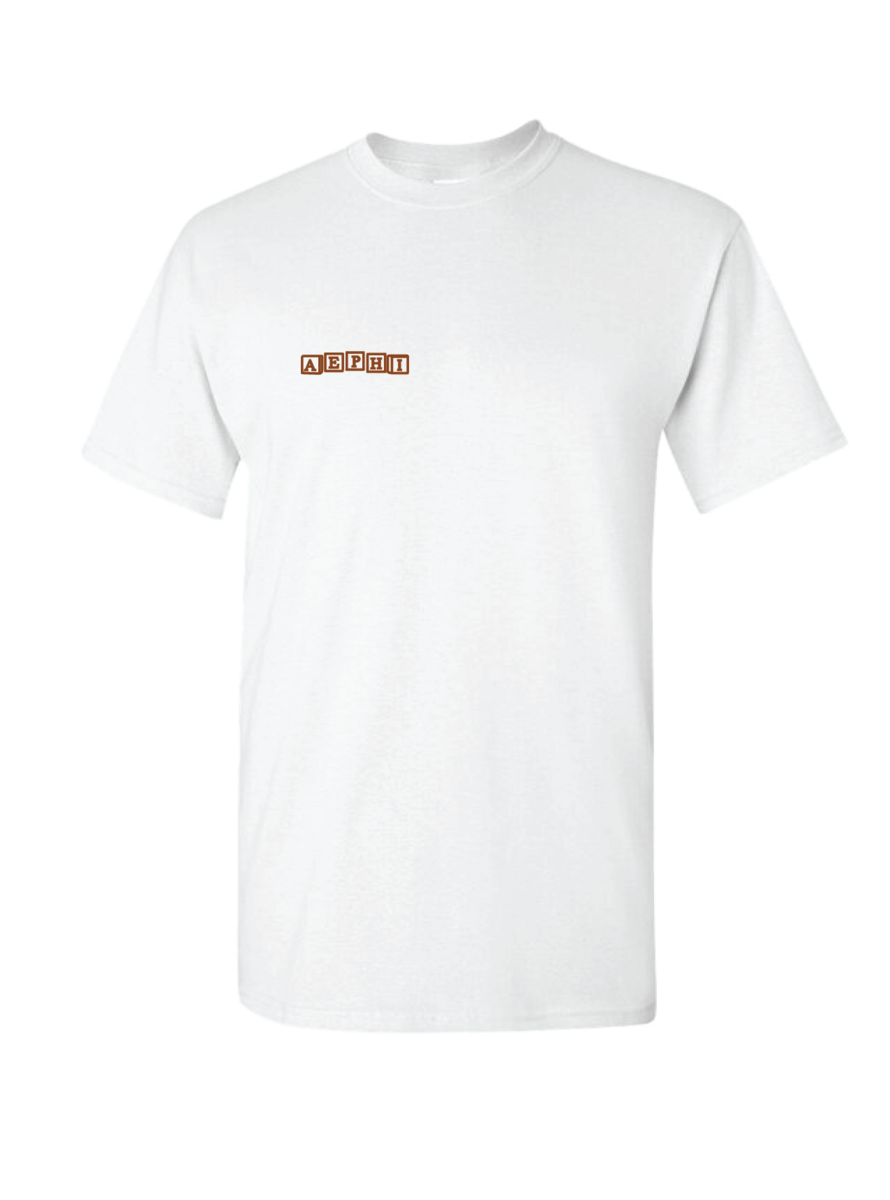 Binghamton AEPHI Teddy Tees - White