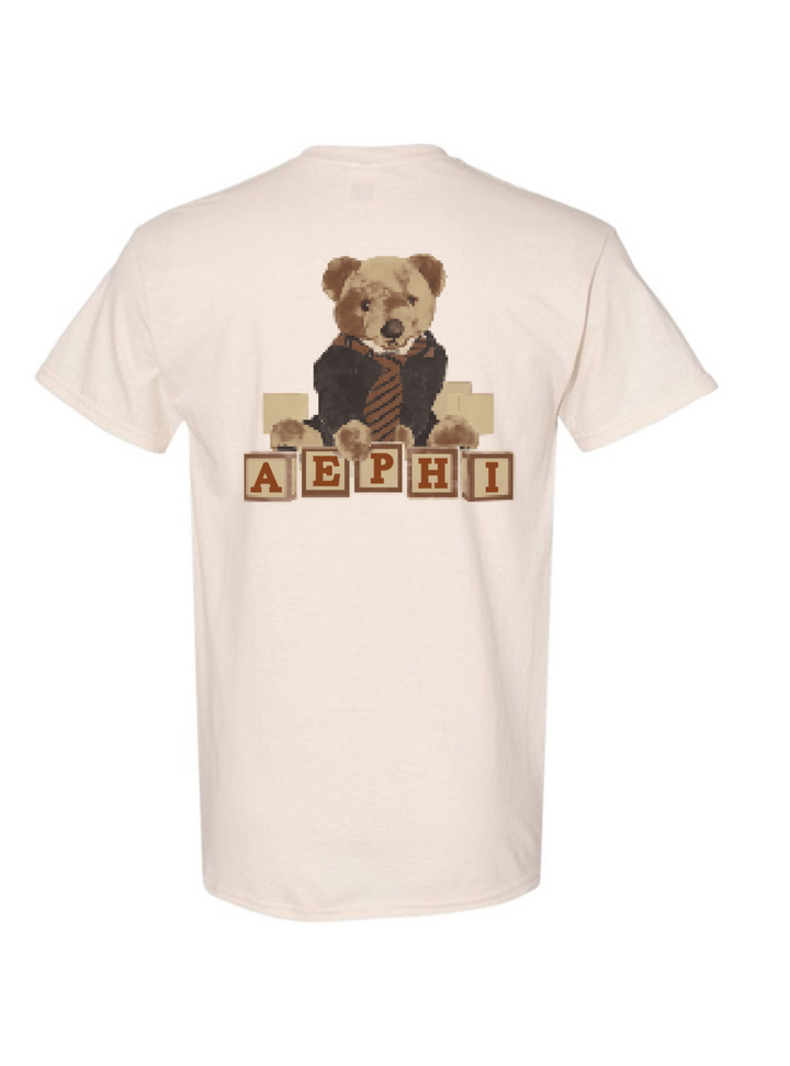 Binghamton AEPHI Teddy Tees - Natural