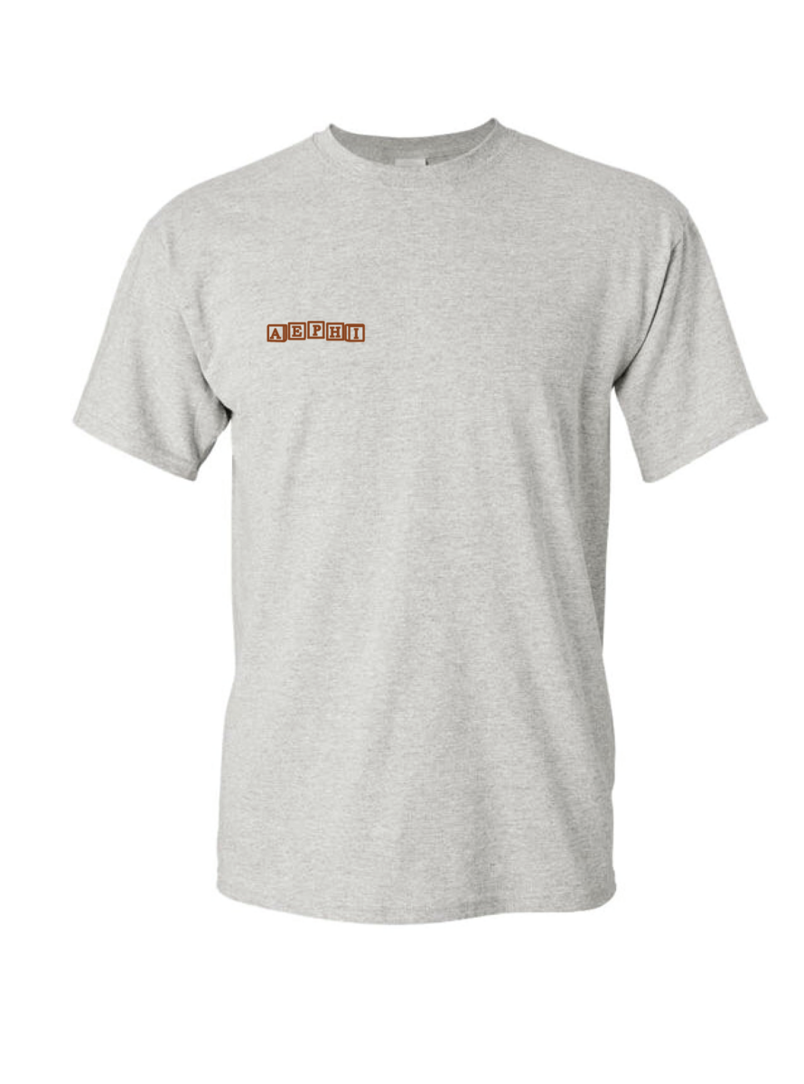 Binghamton AEPHI Teddy Tees - Ash