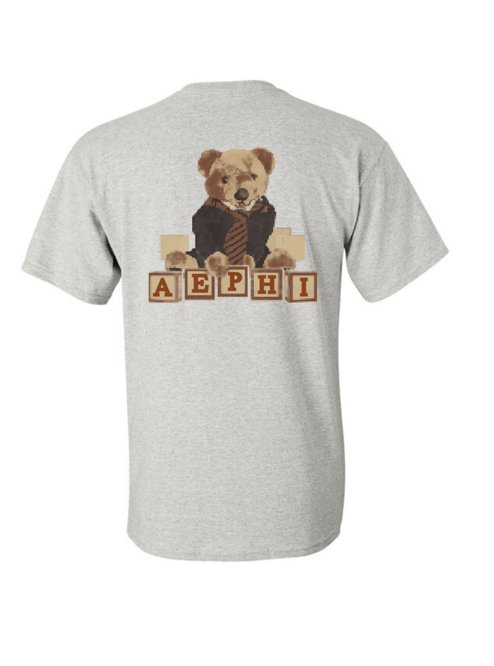 Binghamton AEPHI Teddy Tees - Ash