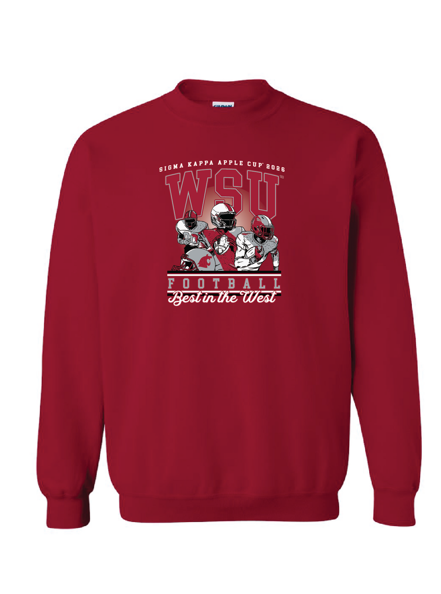 Sigma Kappa | Washington State Uni | Apple Cup - Cardinal Red Crew