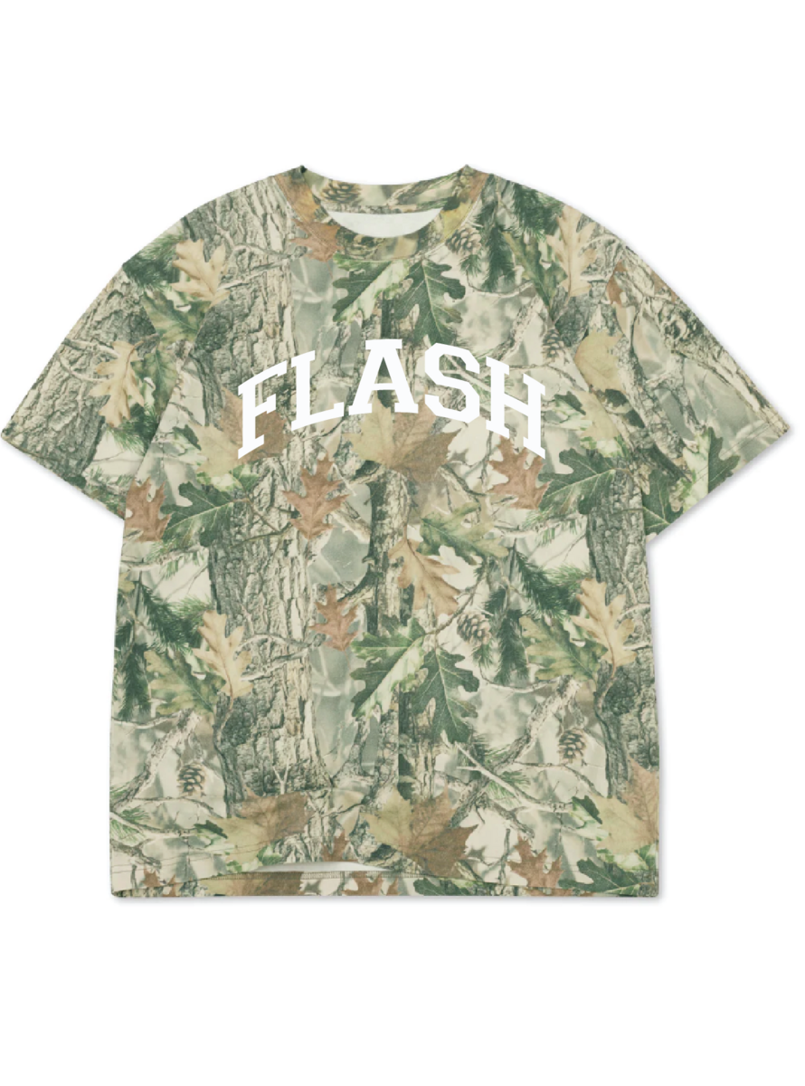 TAMU| FLASH| Camo Basic Tee