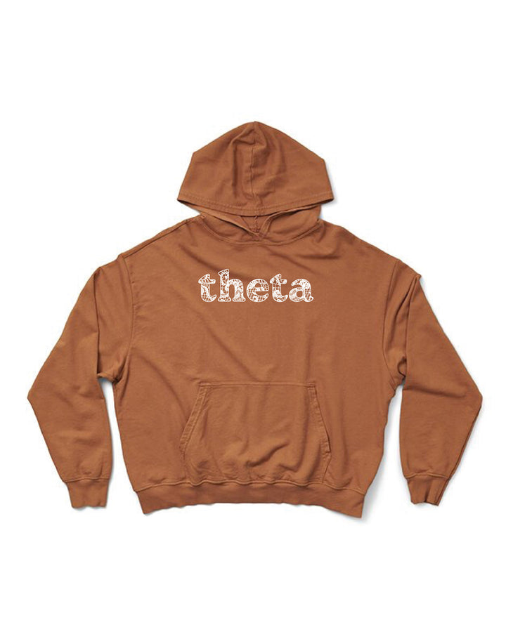 Lace Print Caffeine Sorority Light Weight Hoodie