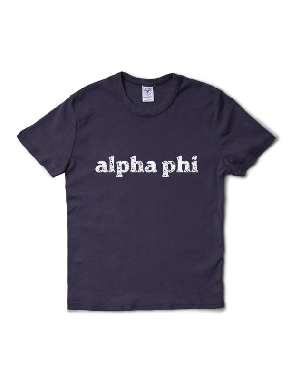 Lace Print Midnight Sky Sorority Baby Tee