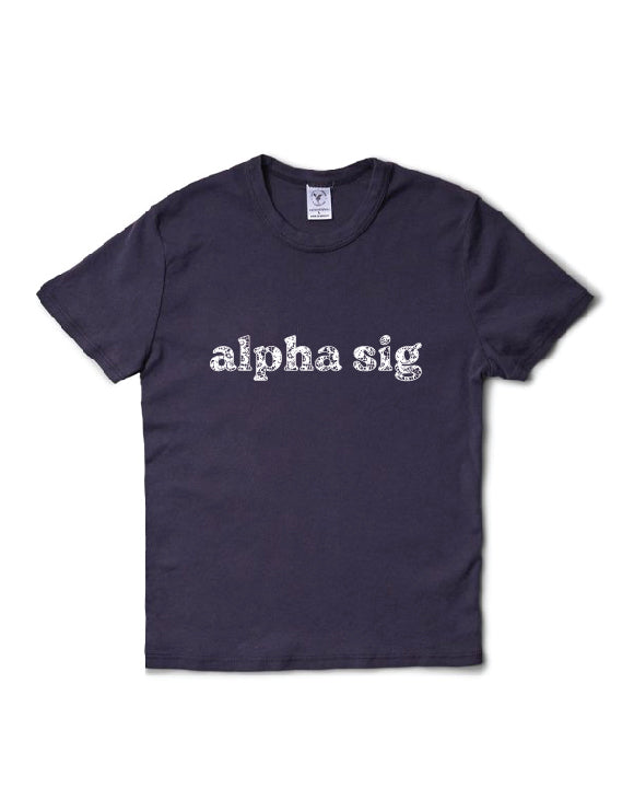 Lace Print Midnight Sky Sorority Baby Tee