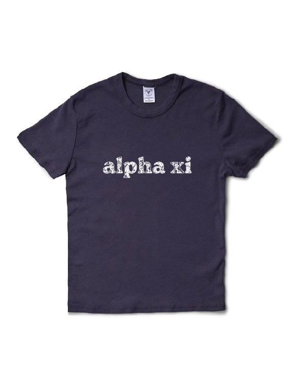 Lace Print Midnight Sky Sorority Baby Tee