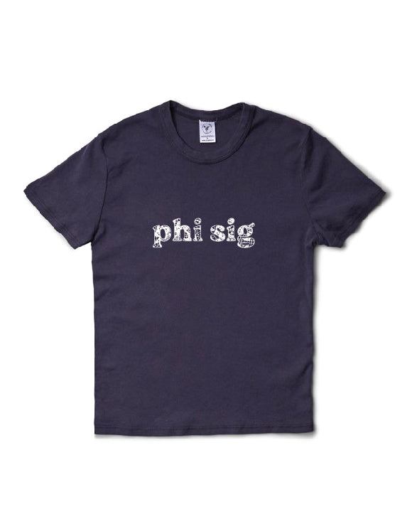 Lace Print Midnight Sky Sorority Baby Tee