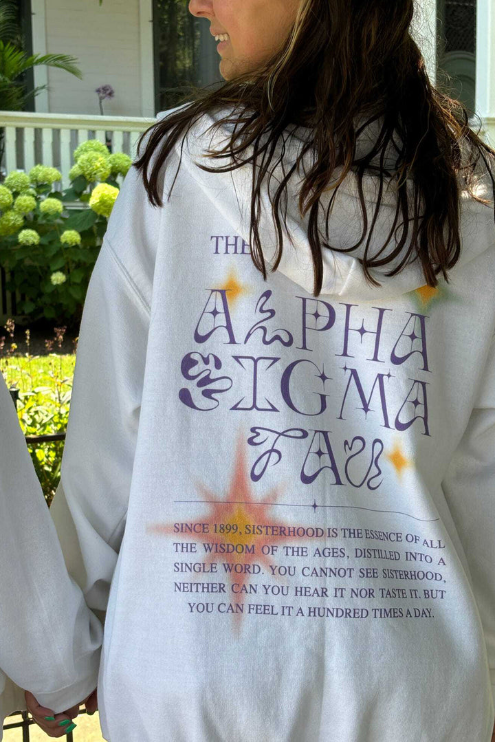 Language Of Sorority Full Zip Hoodie - 2XL - 3XL