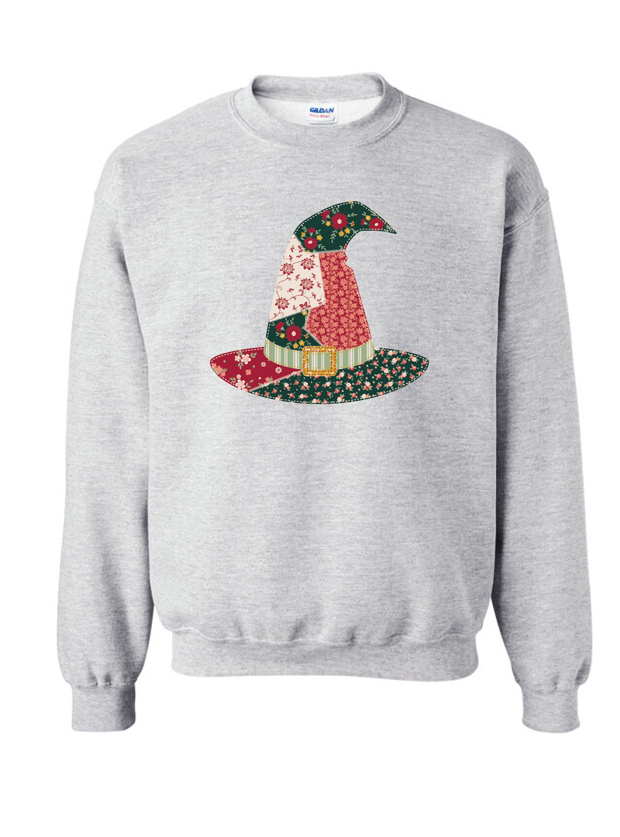 Witches Hat Patchwork Crewneck