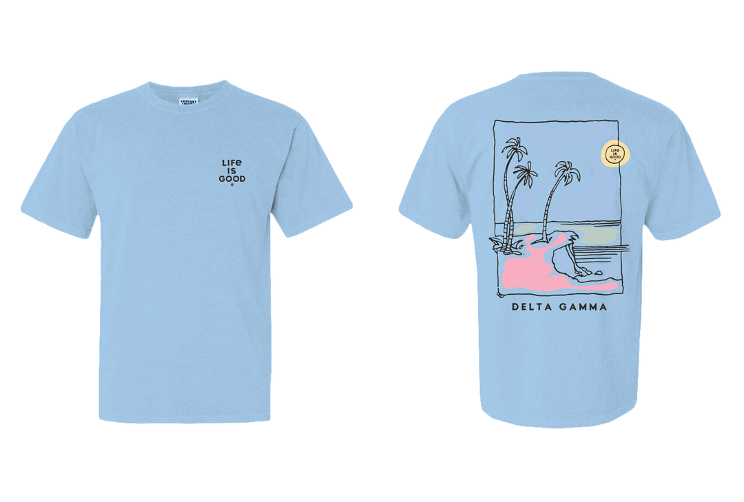 LIFE IS GOOD® Palm Beach Sorority Tee