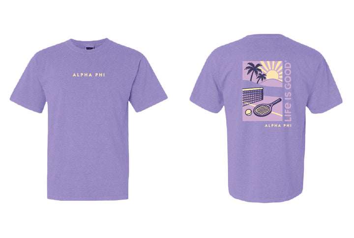 LIFE IS GOOD® Tennis Club Sorority Tee