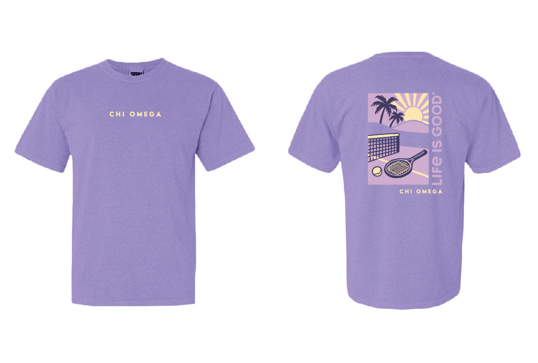 LIFE IS GOOD® Tennis Club Sorority Tee
