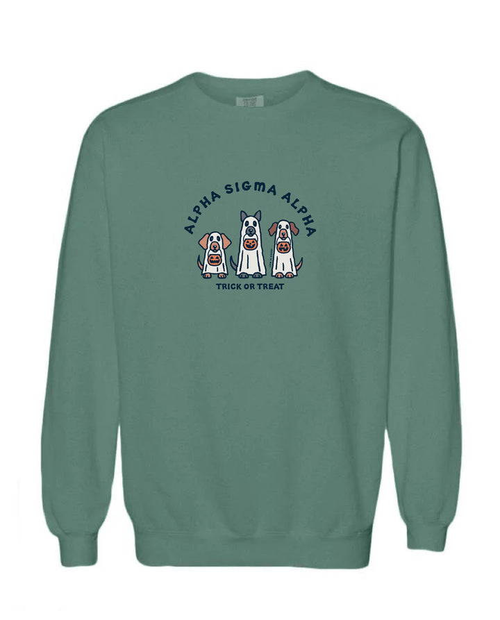 LIFE IS GOOD® Trick or Treat Sorority Crewneck