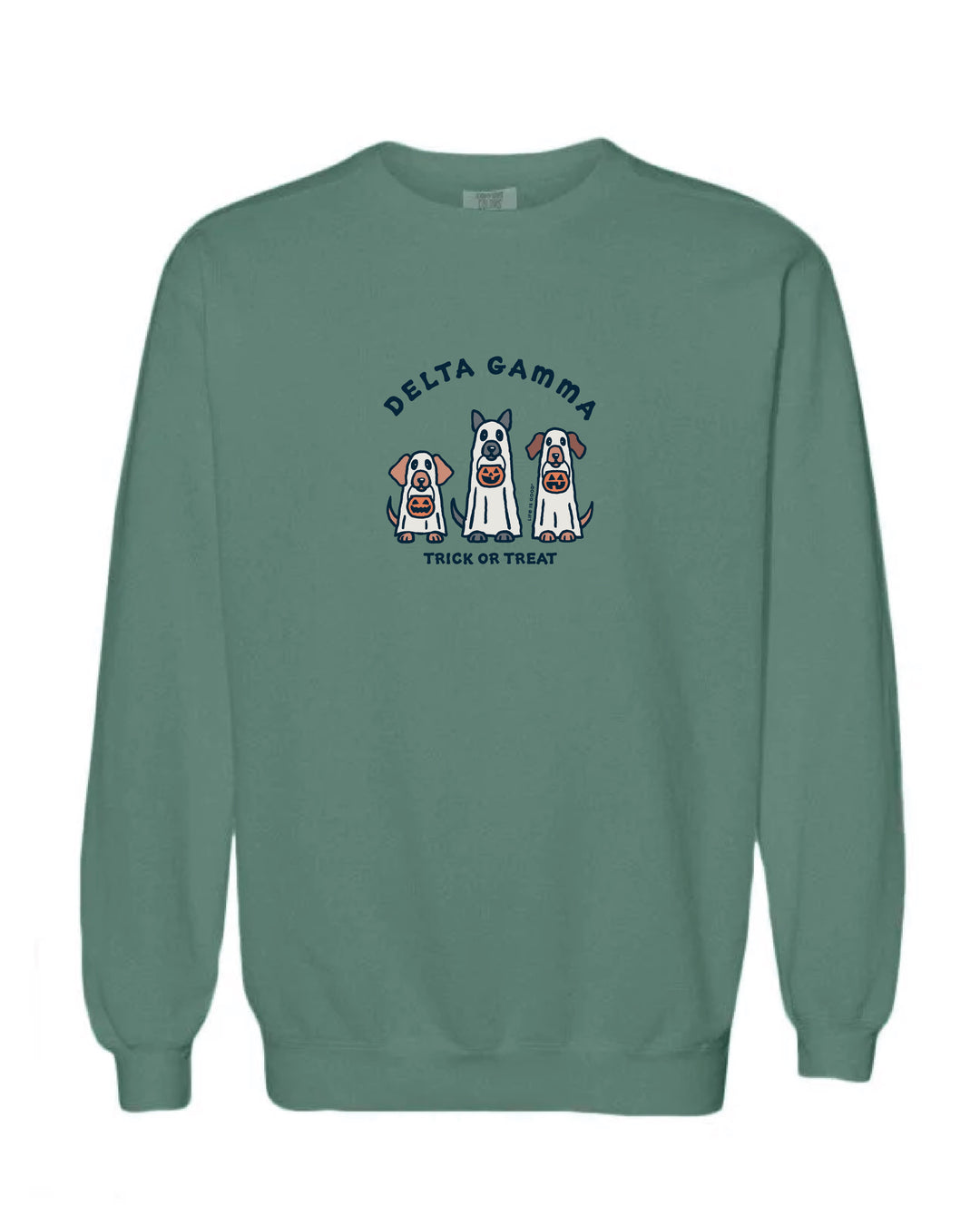 LIFE IS GOOD® Trick or Treat Sorority Crewneck