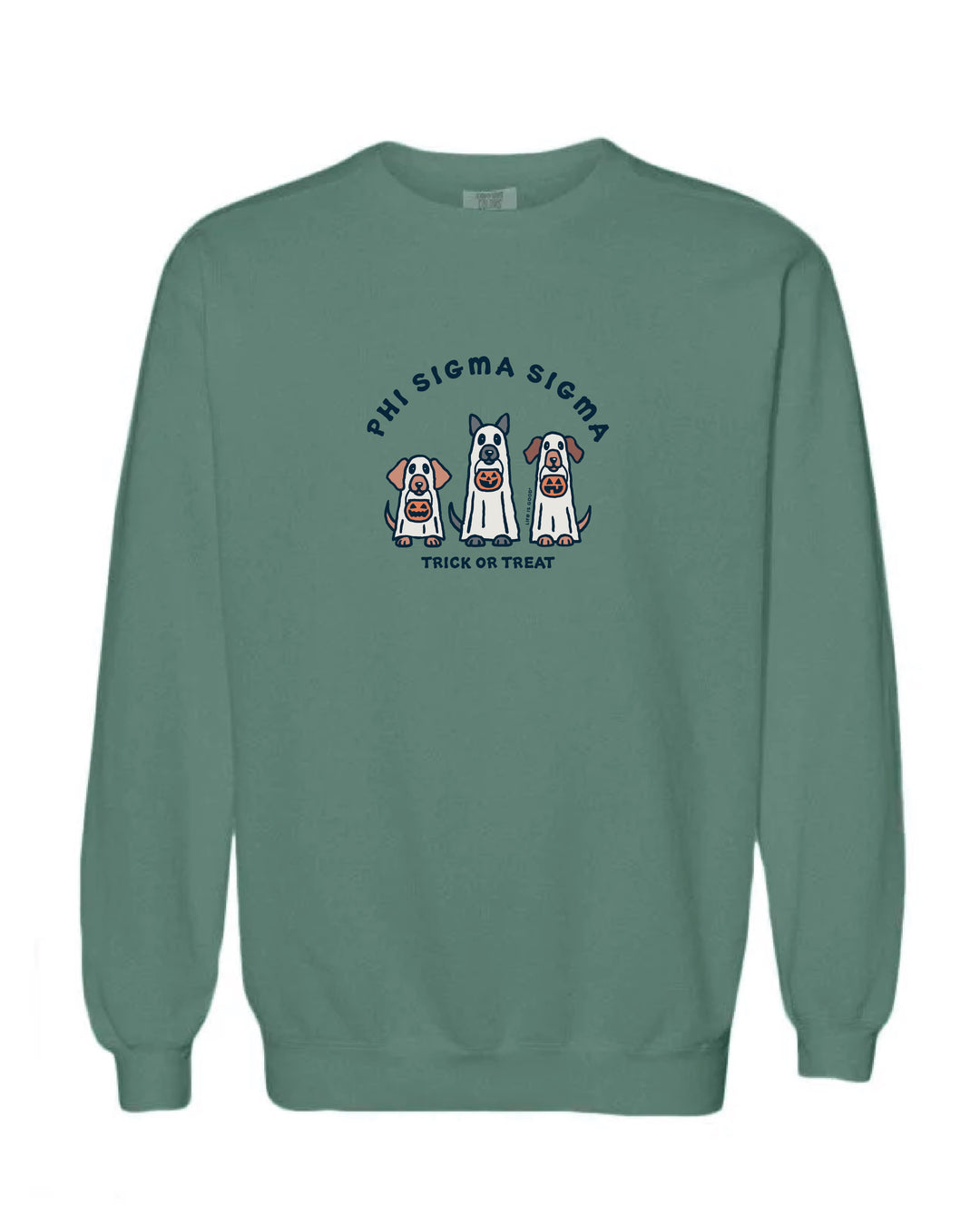 LIFE IS GOOD® Trick or Treat Sorority Crewneck