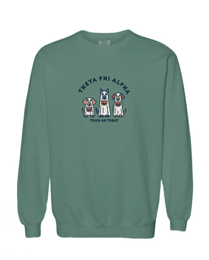 LIFE IS GOOD® Trick or Treat Sorority Crewneck