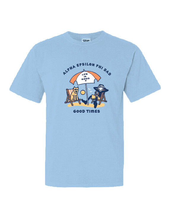 LIFE IS GOOD® Good Times Sorority Dad Tee