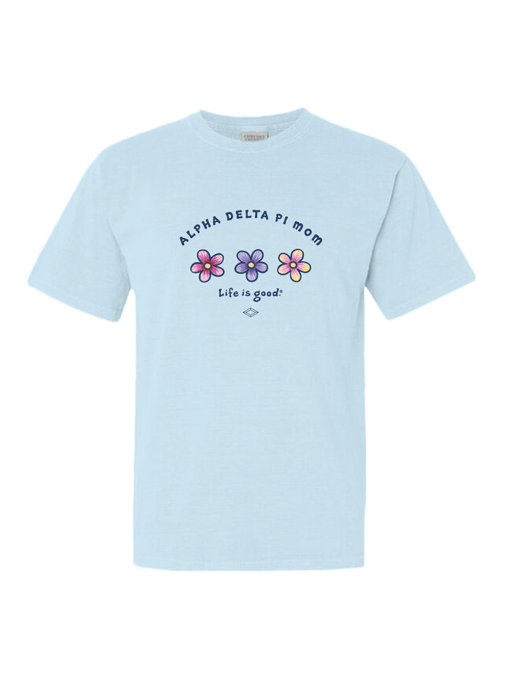 LIFE IS GOOD® Triple Flower Mom Sorority Tee