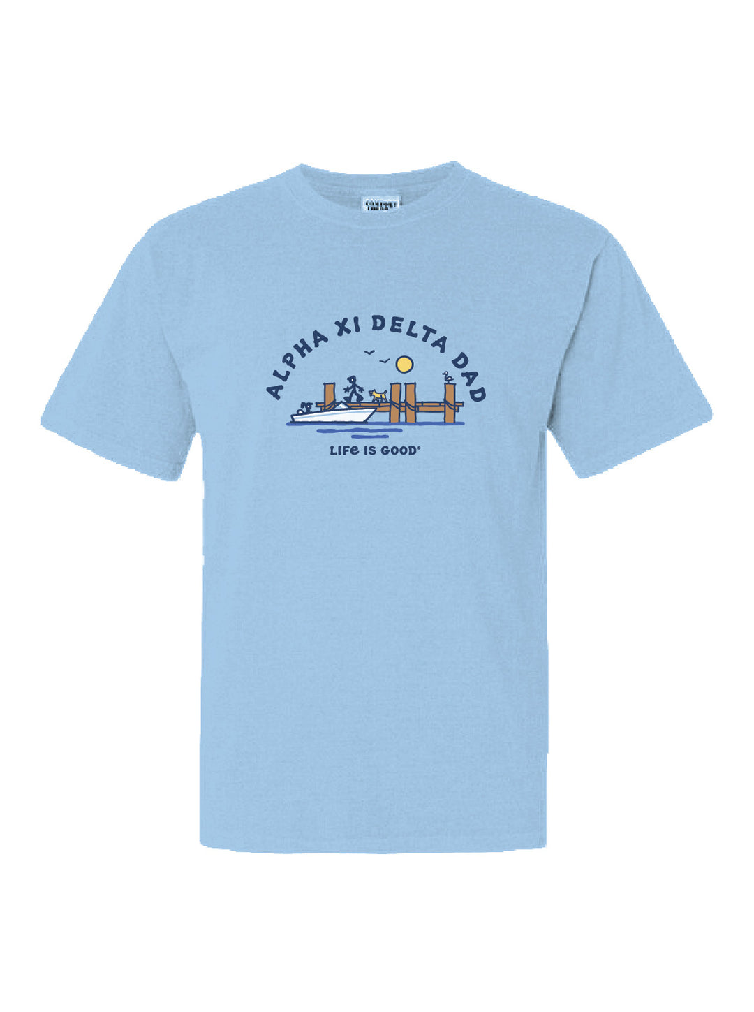 LIFE IS GOOD® Boat Sorority Dad Tee - 2XL - 3XL