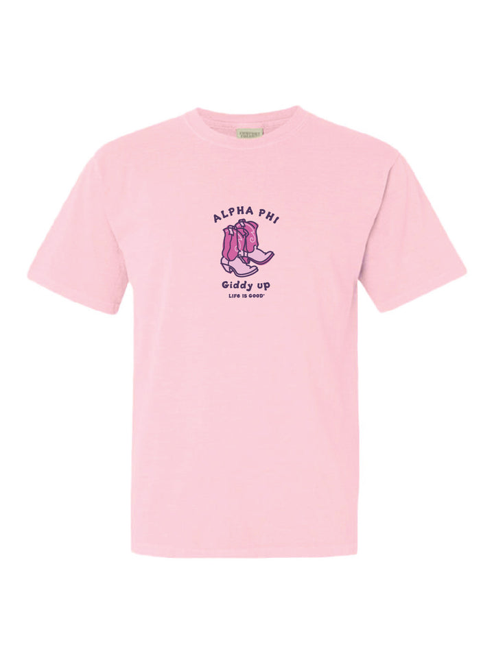 LIFE IS GOOD® Giddy Up Sorority Tee - 2XL - 3XL