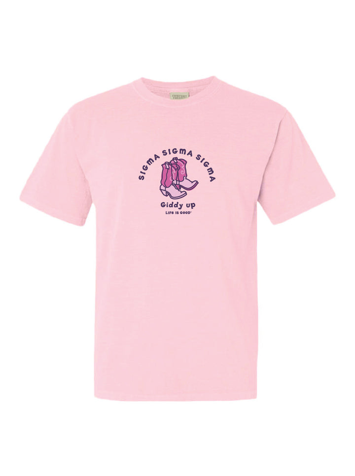 LIFE IS GOOD® Giddy Up Sorority Tee - 2XL - 3XL