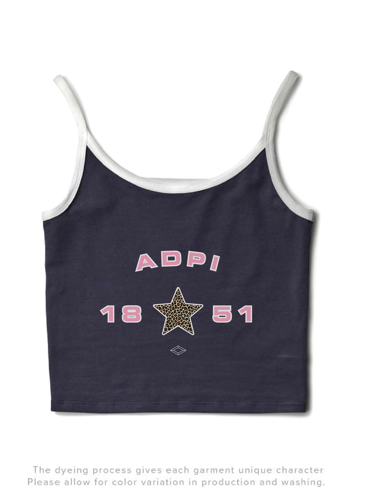 Light Pink Sorority Midnight Sky/White Contrast Tank