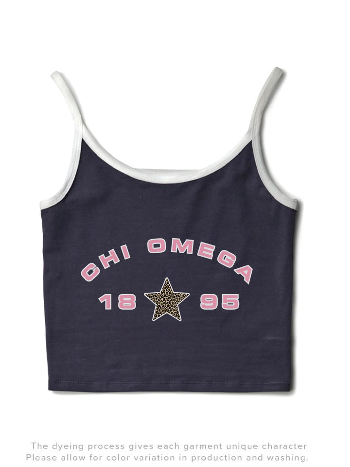 Light Pink Sorority Midnight Sky/White Contrast Tank