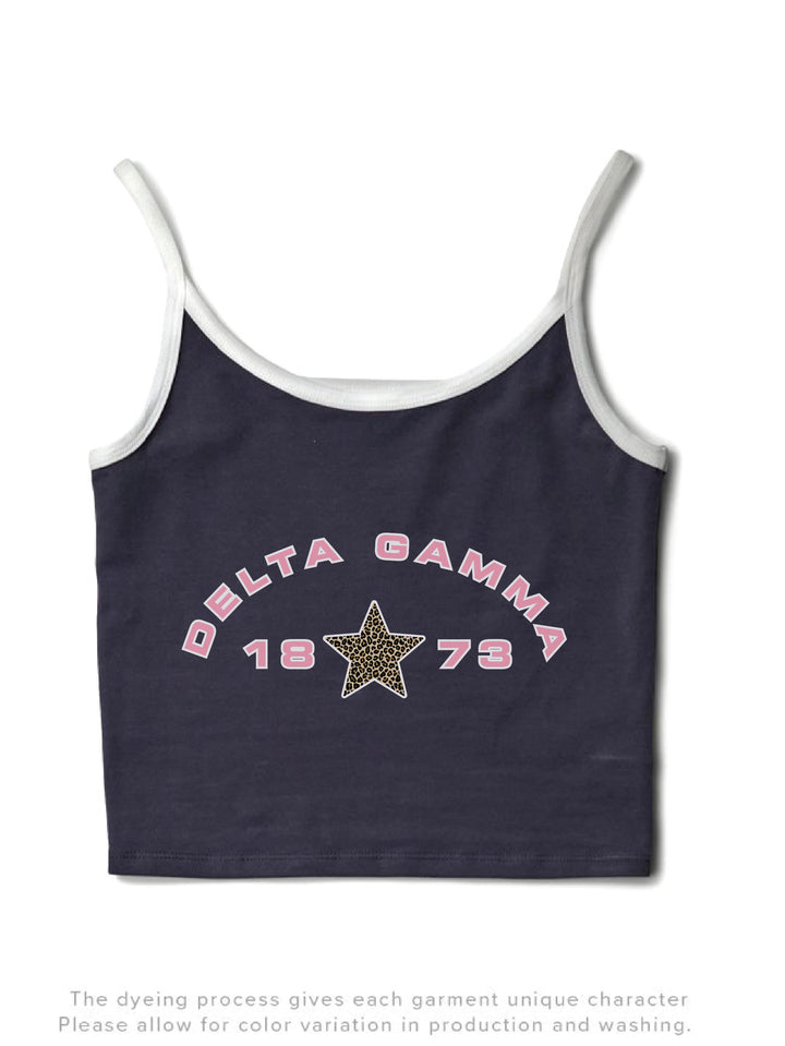 Light Pink Sorority Midnight Sky/White Contrast Tank