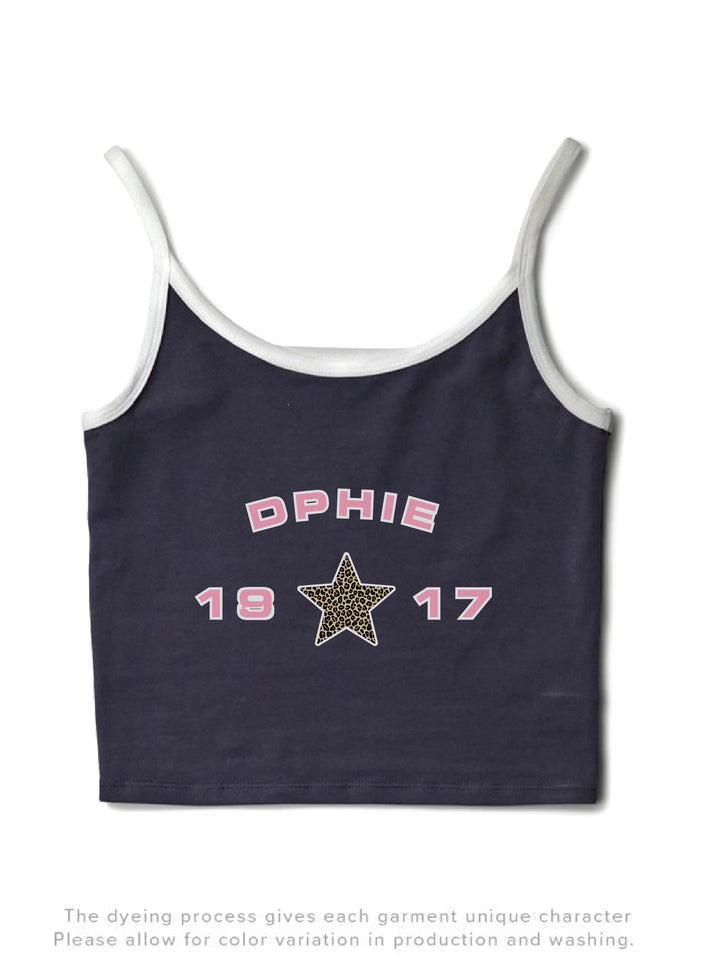 Light Pink Sorority Midnight Sky/White Contrast Tank