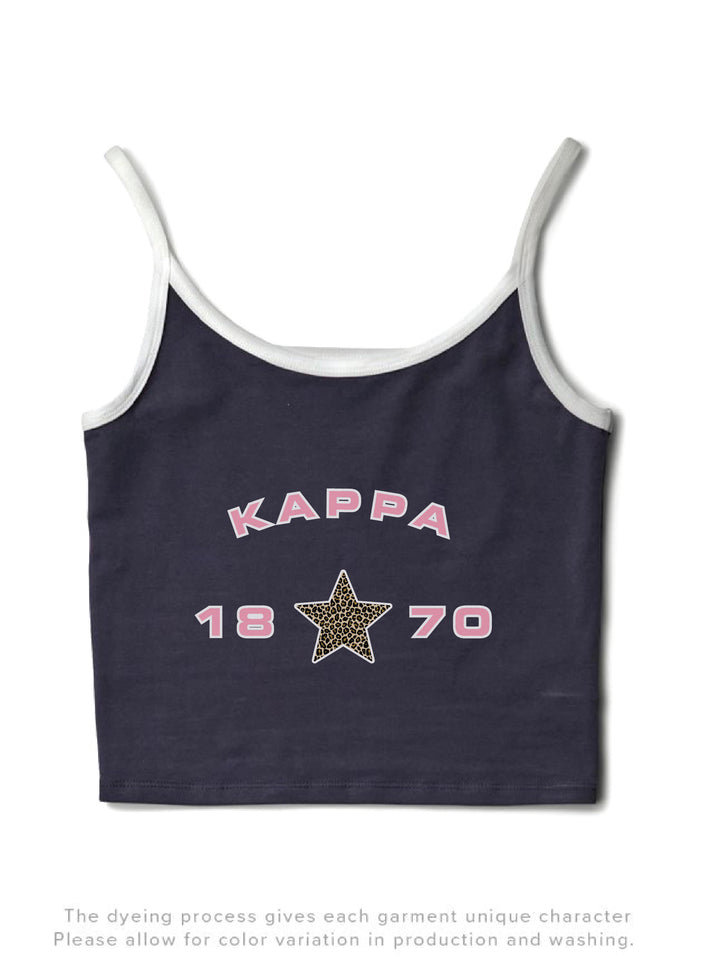 Light Pink Sorority Midnight Sky/White Contrast Tank
