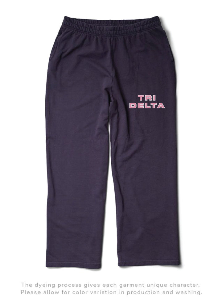Light Pink Sorority Midnight Sky Light Weight Wide Leg Pants - 2XL