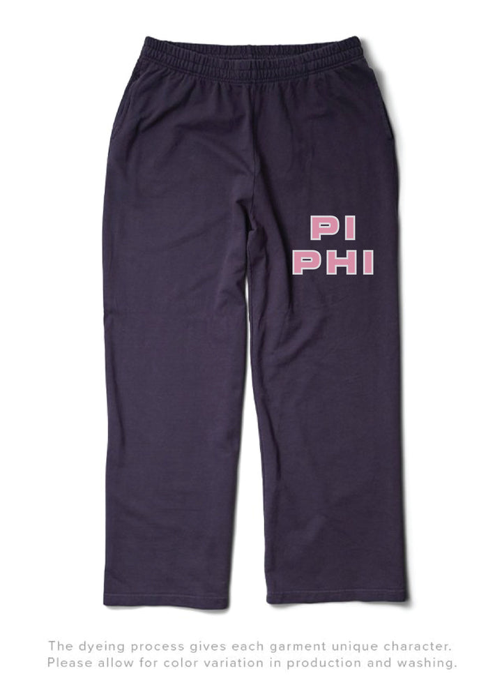 Light Pink Sorority Midnight Sky Light Weight Wide Leg Pants - 2XL